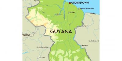 Un mapa de la Guaiana