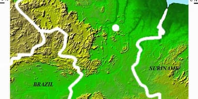 Mapa de canals mapa de la Guaiana